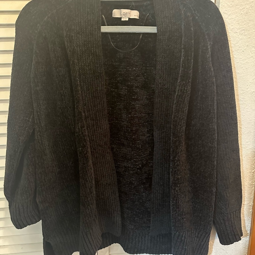 LOFT Black Cardigan Sweater - Picture 5 of 7